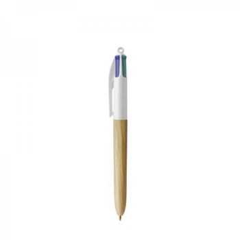 Penna sfera Bic 4 colori multifunzionale Wood