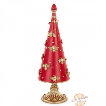 Albero barocco rosso con...