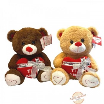 Peluche orsetto c/cuore 30...