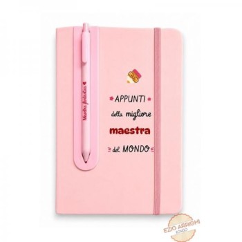 Notebook con penna maestra